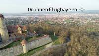 Luftbildaufnahme von Altenburg mit blick auf Bamberg